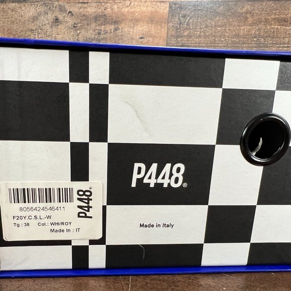 P448 CSL Low Top Leather Sneakers Size 38 / 7 US - Picture 10 of 10